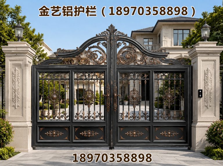 婺源县铝艺庭院门展示图